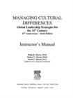 Image for Managing Cultural Differences Instructor&#39;s Manual