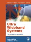 Image for Ultra wideband systems  : technologies and applications