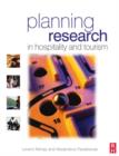 Image for Planning research in hospitality and tourism