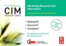Image for CIM Revision Cards Marketing Research and Information