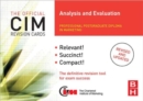 Image for CIM Revision Cards Analysis and Evaluation