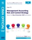 Image for Management accounting - risk and control strategy : paper P3