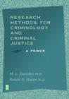 Image for Research Methods for Criminology and Criminal Justice