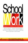 Image for School To Work : Research On Programs In The United States