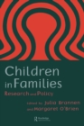 Image for Children in families  : research and policy
