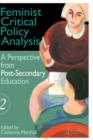 Image for Feminist critical policy analysis2: A perspective from post-secondary education
