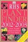 Image for RHS plant finder 2002-2003