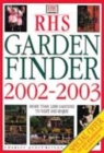 Image for RHS garden finder 2002-2003