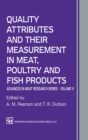Image for Quality Attributes and Their Measurement in Meat, Poultry and Fish Products