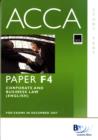 Image for ACCA (New Syllabus) - F4 Corporate and Business Law (UK)