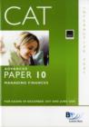 Image for CAT - 10 Managing Finances
