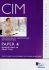 Image for CIM - 4 Marketing in Practice