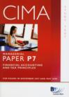 Image for CIMA - P7 Financial Accounting and Tax Principles