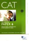 Image for CAT - 6 Drafting Financial Statements (UK) : Text