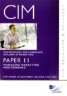 Image for CIM - 11 Managing Marketing Performance : Kit
