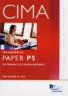 Image for CIMA - P5: Integrated Management : Practice and Revision Kit