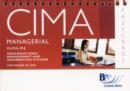 Image for CIMA - P4: Organisational Management and Information Systems : Passcards