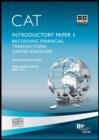 Image for CAT - 1 Recording Financial Transactions