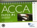 Image for ACCA - P1 Professional Accountant : Passcards