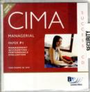 Image for CIMA - P1: Management Accounting: Performance Evaluation