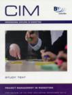 Image for Project management in marketing  : for exams up to and including 2011