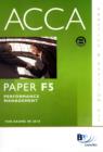 Image for Performance management : Paper F5
