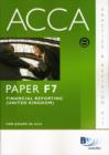 Image for ACCA - F7 Financial Reporting (GBR) : Revision Kit : Paper F7