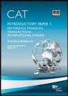 Image for CAT - 1 Recording Financial Transactions (INT)