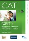 Image for Maintaining financial records (International): for exams in December 2009 and June 2010. : paper 3