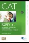 Image for CAT, for exams in December 2009 and June 2010.: (Drafting financial statements international stream.) : Advanced paper 6,