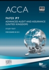 Image for ACCA Paper P7 - Advanced Audit and Assurance (GBR) Study Text