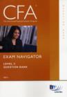 Image for CFA Navigator - Level 2 Question Bank