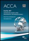 Image for ACCA - P7 Advanced Audit and Assurance (INT) : Revision Kit