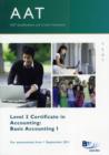 Image for AAT - Basic Accounting 1 : Study Text