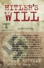 Image for Hitler&#39;s will