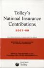 Image for Tolley&#39;s National Insurance contributions 2007-08