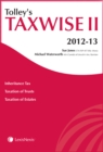 Image for Tolley&#39;s Taxwise II 2012-13
