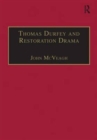 Image for Thomas Durfey and Restoration drama  : the work of a forgotten writer