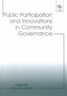 Image for Public participation and innovations in community governance