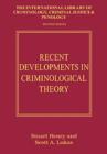 Image for Recent Developments in Criminological Theory