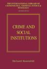 Image for Crime and social institutions