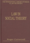Image for Law in social theory