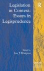 Image for Legislation in Context: Essays in Legisprudence