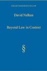 Image for Beyond law in context  : developing a sociological understanding of law