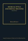 Image for Musical style and social meaning  : selected essays