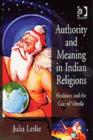 Image for Authority and Meaning in Indian Religions