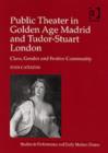 Image for Public theater in golden age Madrid and Tudor-Stuart London  : class, gender and festive community