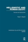 Image for Hellenistic and Roman Egypt  : sources and approaches