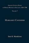 Image for Ashgate critical essays on women writers in England, 1550-1700Volume 7,: Margaret Cavendish