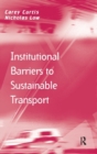 Image for Institutional Barriers to Sustainable Transport